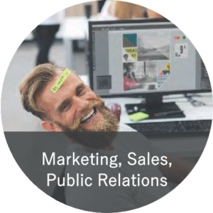 Marketing, Sales, Public Relations